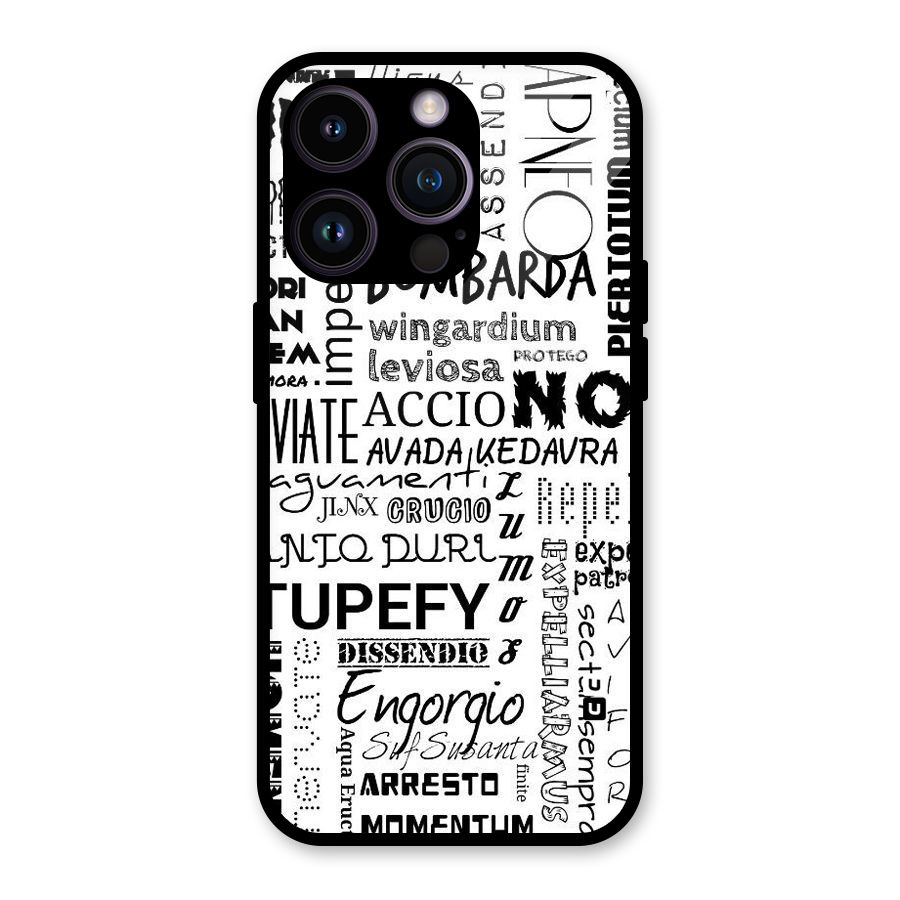 Stupefy Glass Back Case for iPhone 14 Pro