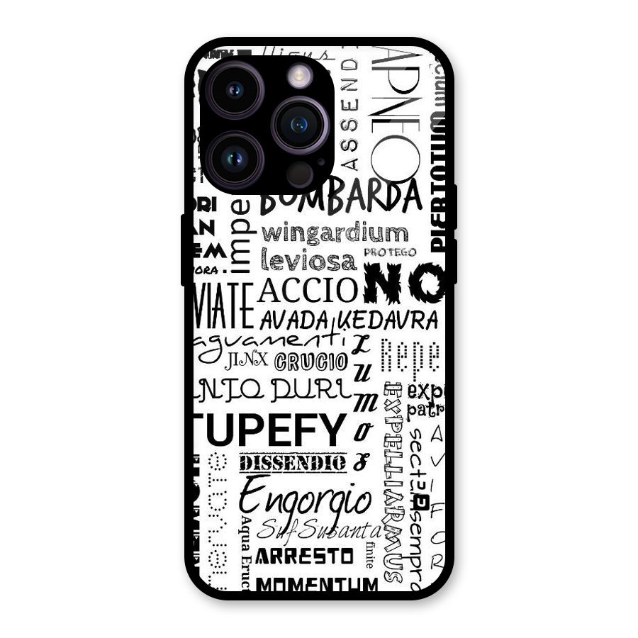 Stupefy Glass Back Case for iPhone 14 Pro Max