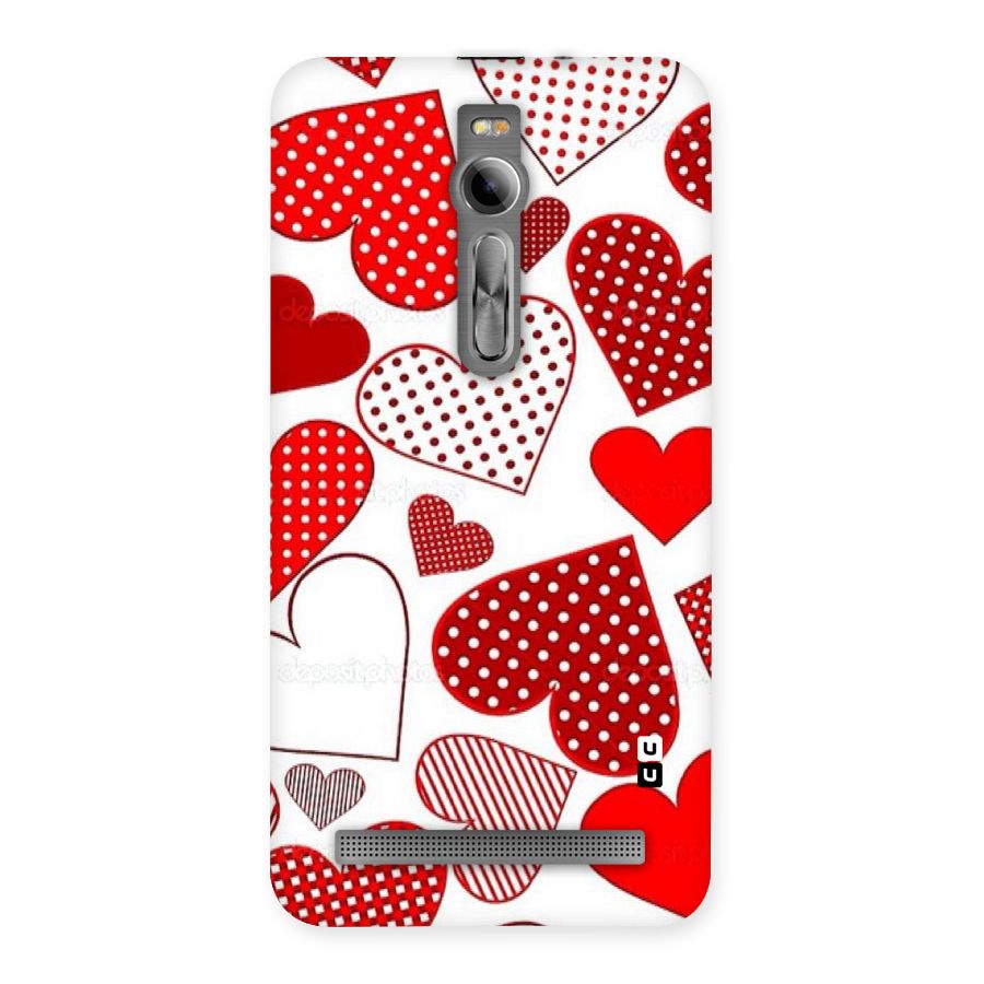 Style Hearts Back Case for Asus Zenfone 2