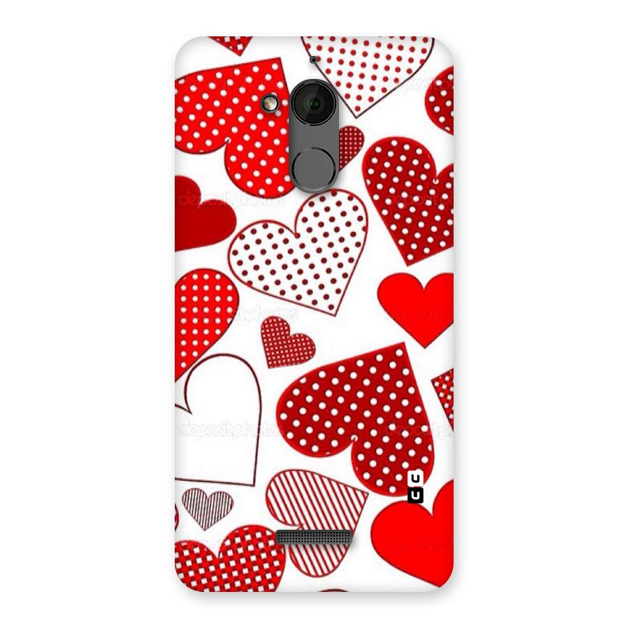 Style Hearts Back Case for Coolpad Note 5