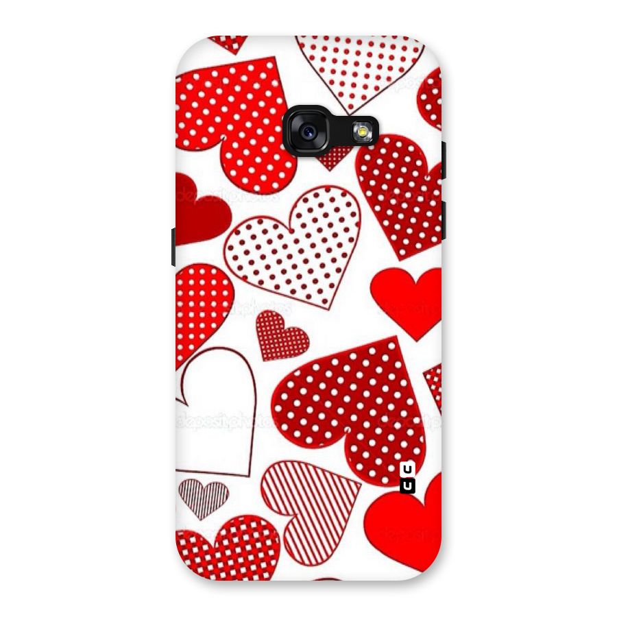 Style Hearts Back Case for Galaxy A3 (2017)