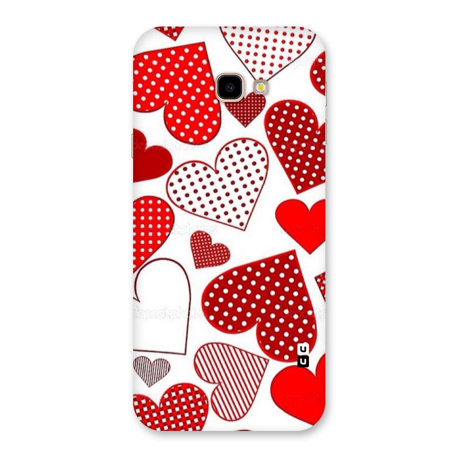 Style Hearts Back Case for Galaxy J4 Plus
