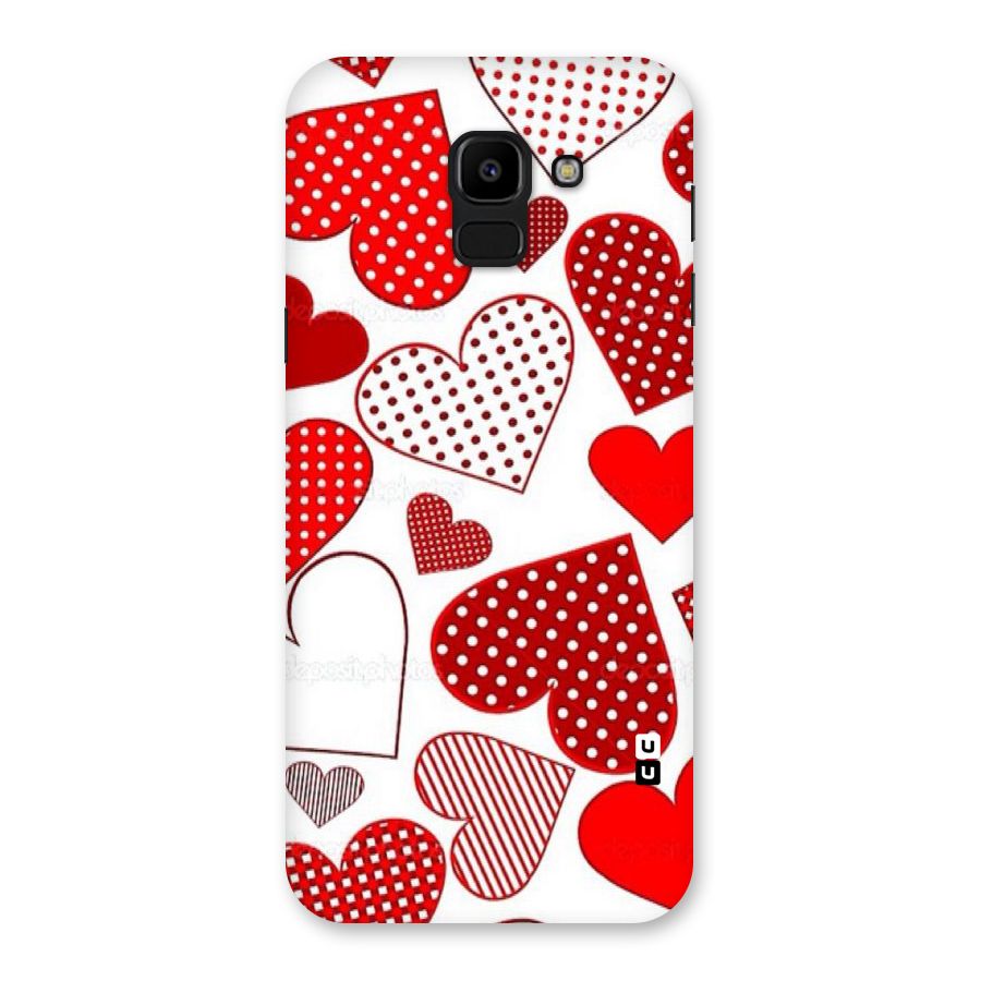 Style Hearts Back Case for Galaxy J6