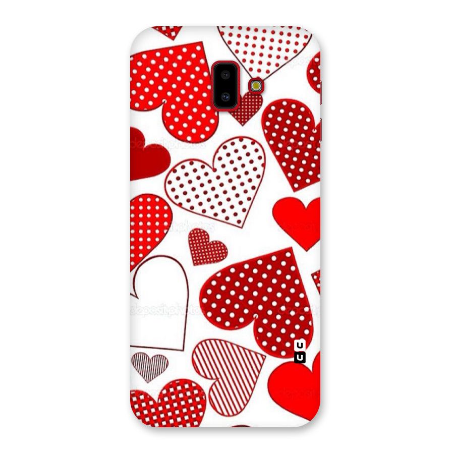 Style Hearts Back Case for Galaxy J6 Plus