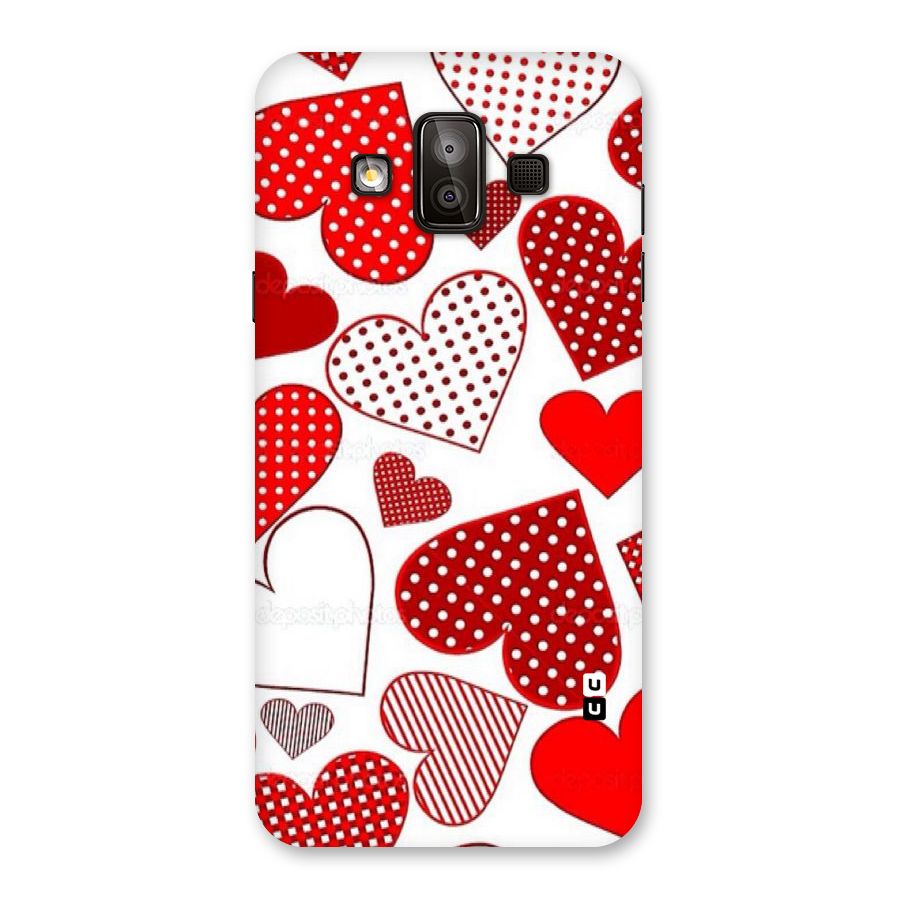 Style Hearts Back Case for Galaxy J7 Duo