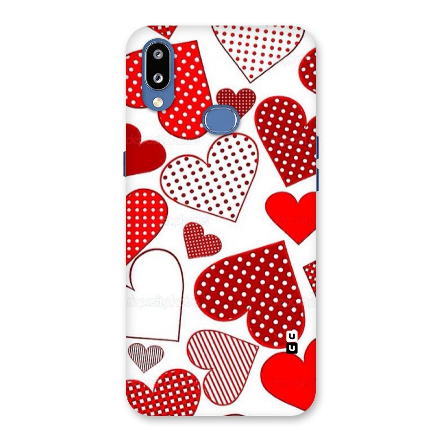 Style Hearts Back Case for Galaxy M01s