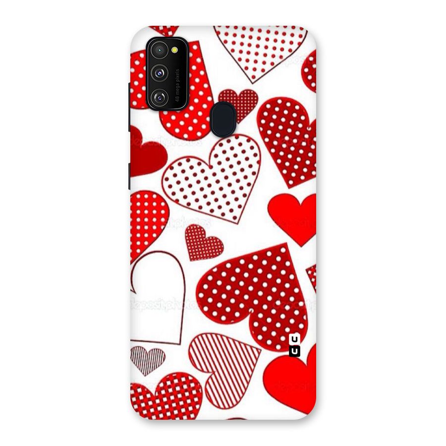 Style Hearts Back Case for Galaxy M30s