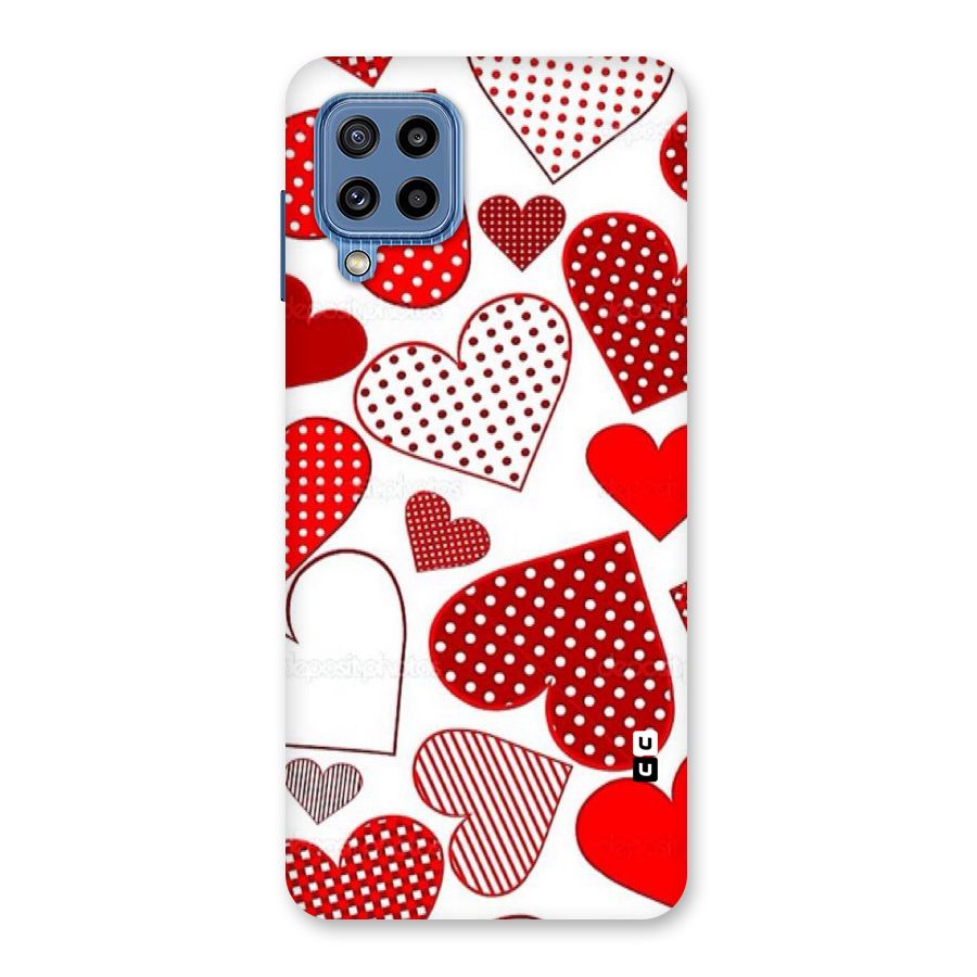 Style Hearts Back Case for Galaxy M32