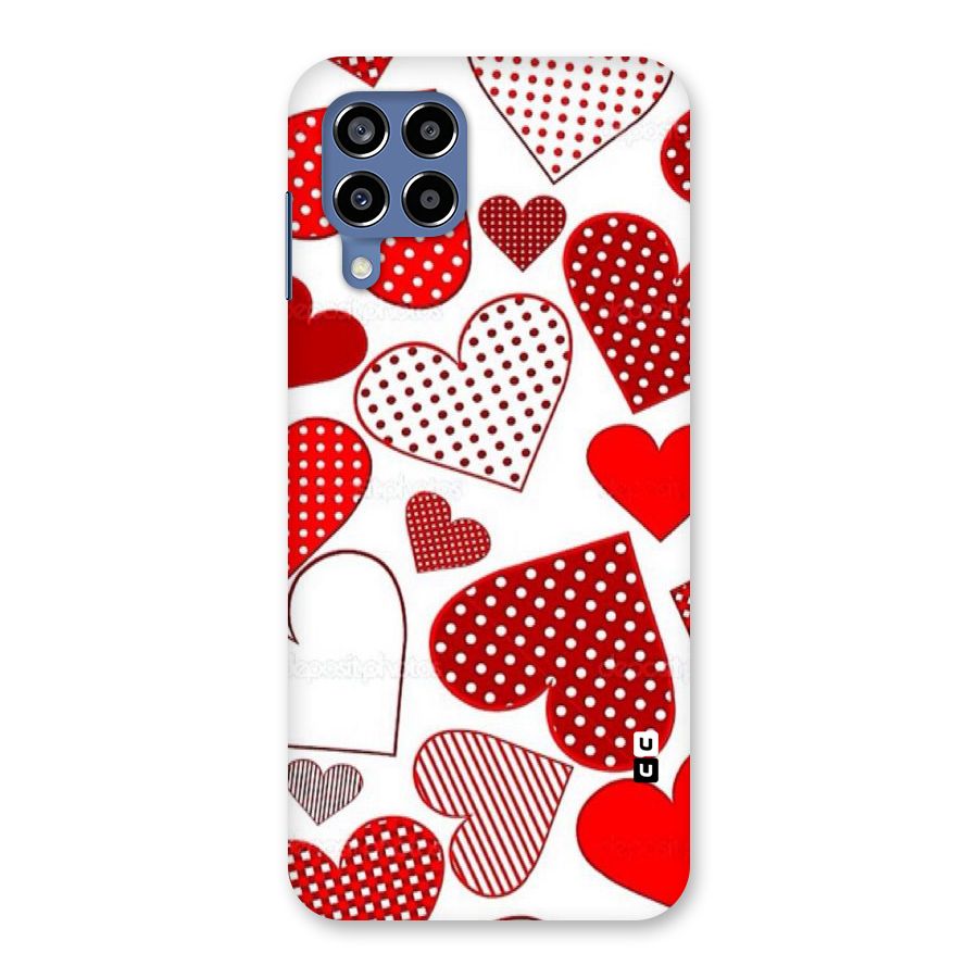 Style Hearts Back Case for Galaxy M53 5G