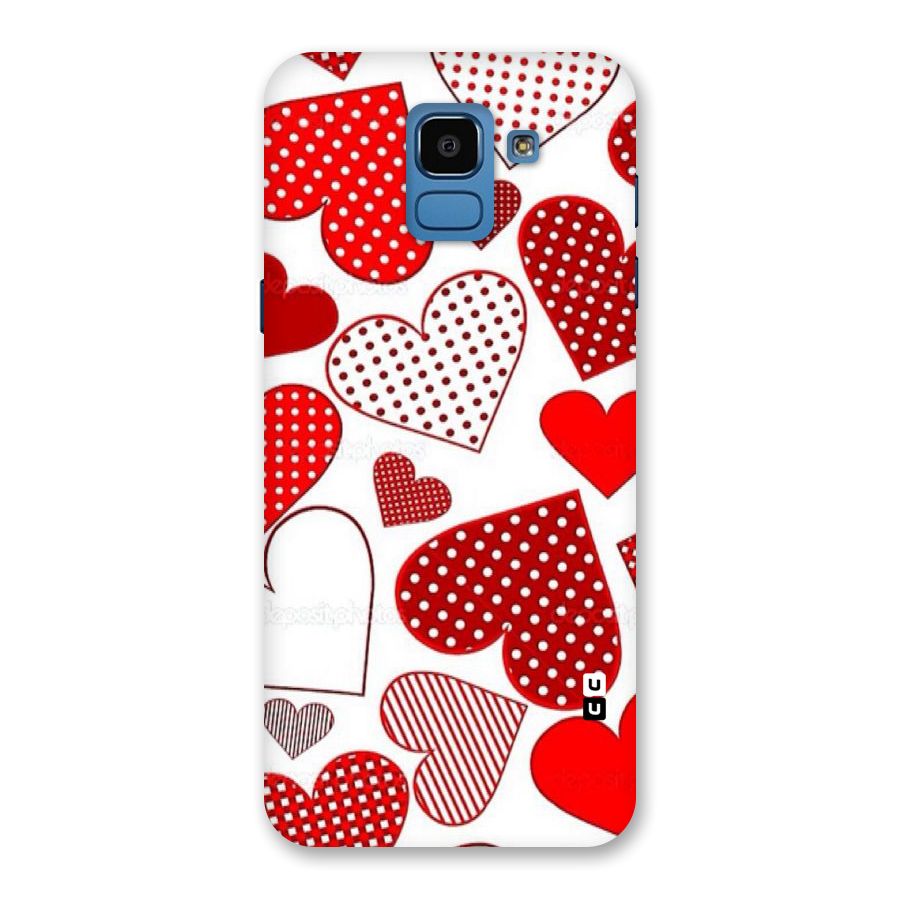 Style Hearts Back Case for Galaxy On6