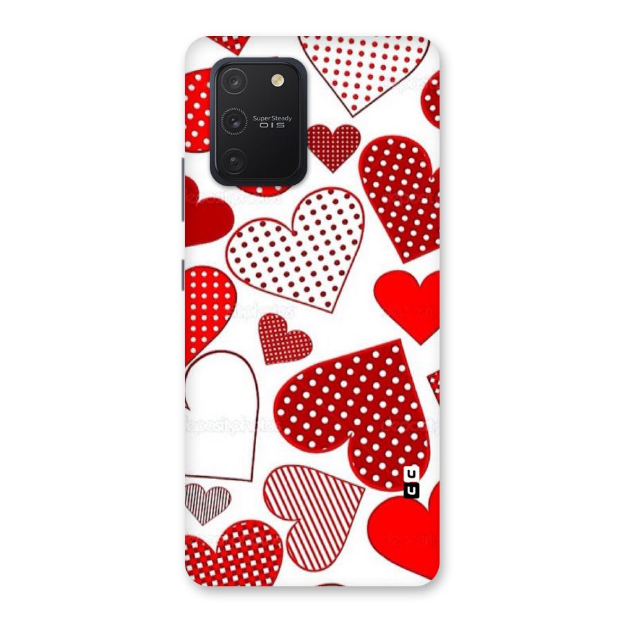 Style Hearts Back Case for Galaxy S10 Lite