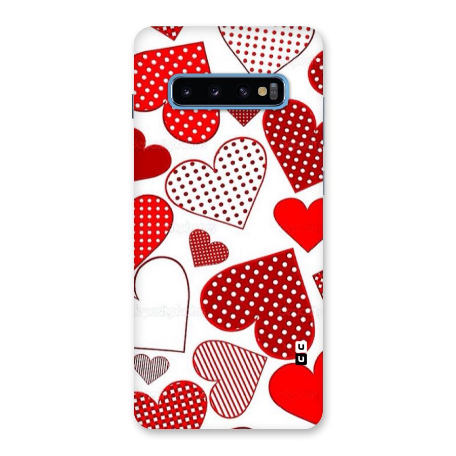 Style Hearts Back Case for Galaxy S10 Plus