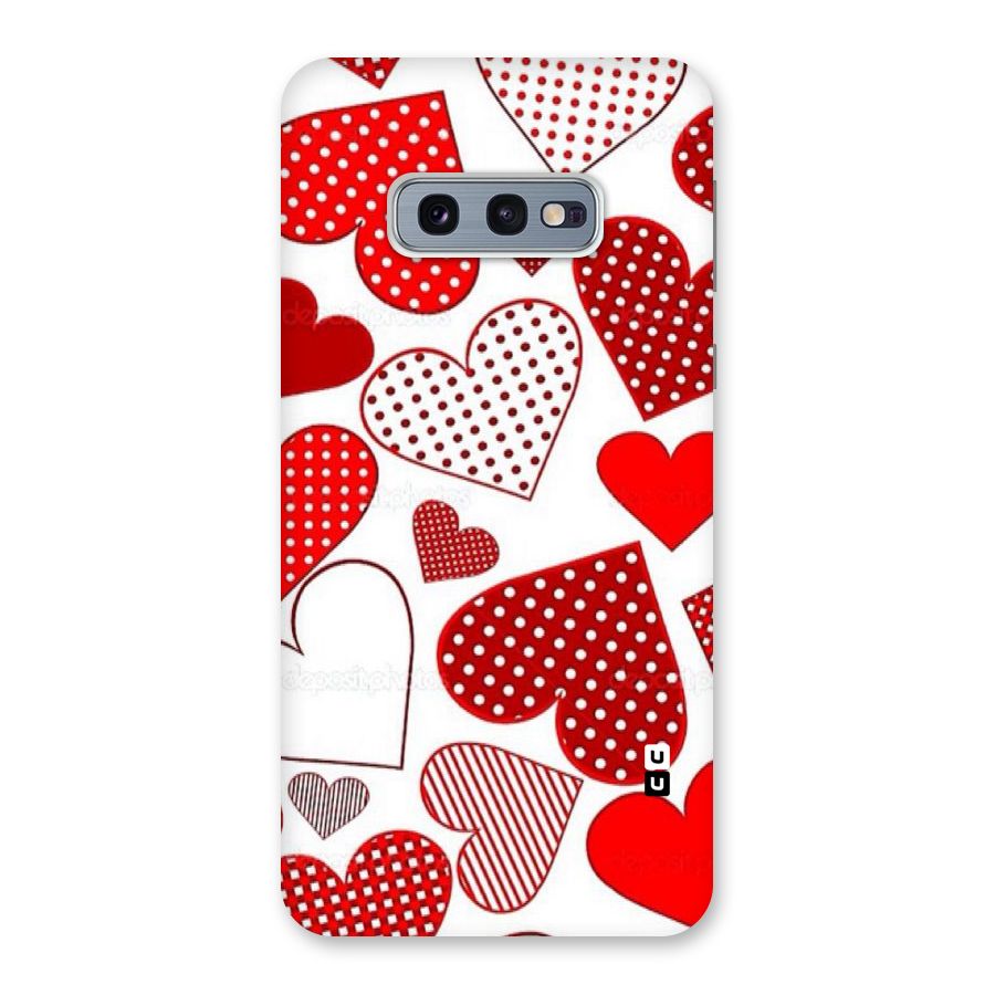 Style Hearts Back Case for Galaxy S10e