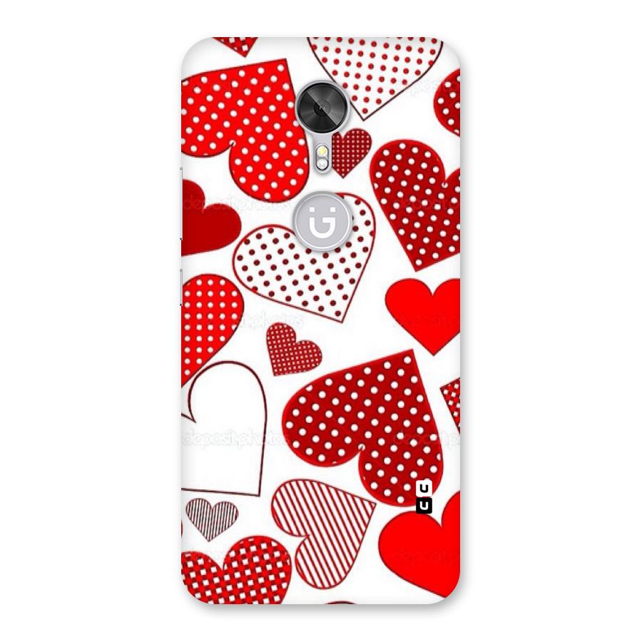 Style Hearts Back Case for Gionee A1