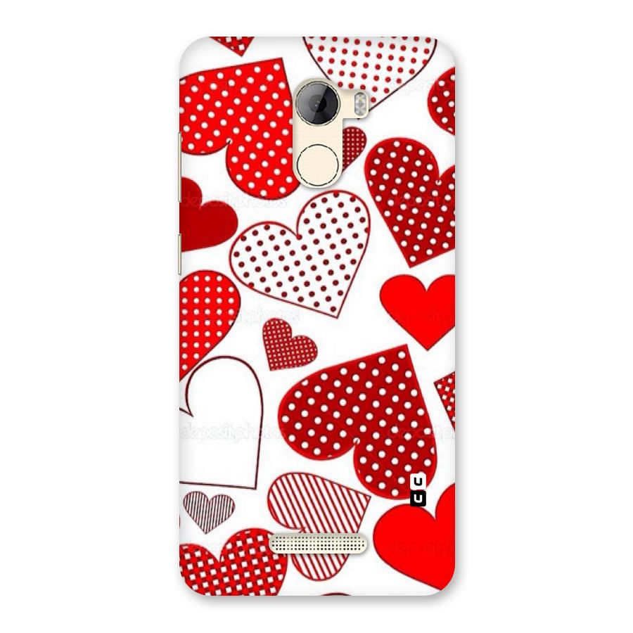 Style Hearts Back Case for Gionee A1 LIte