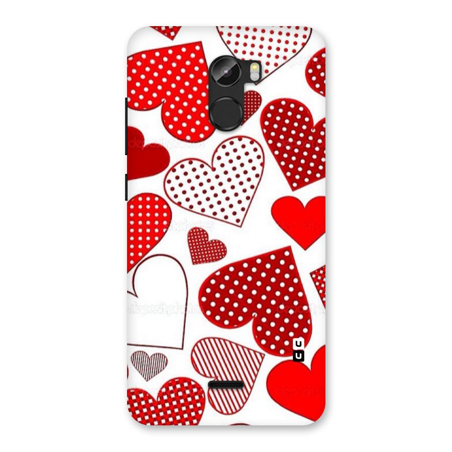 Style Hearts Back Case for Gionee X1