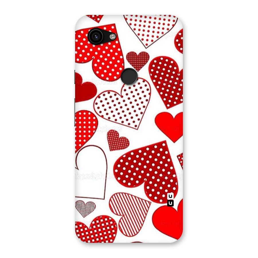 Style Hearts Back Case for Google Pixel 3a XL