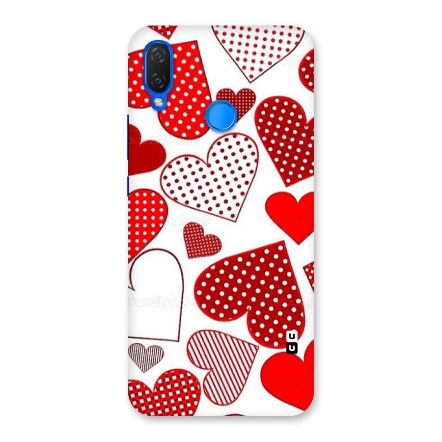 Style Hearts Back Case for Huawei P Smart+