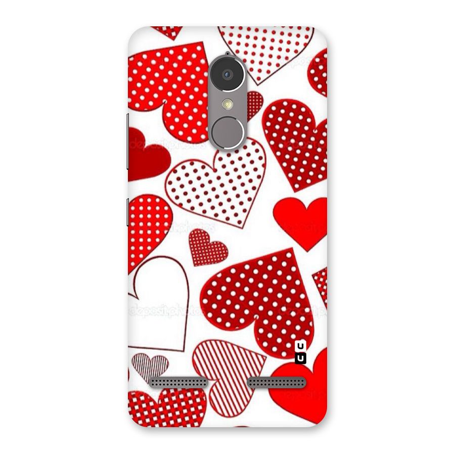 Style Hearts Back Case for Lenovo K6