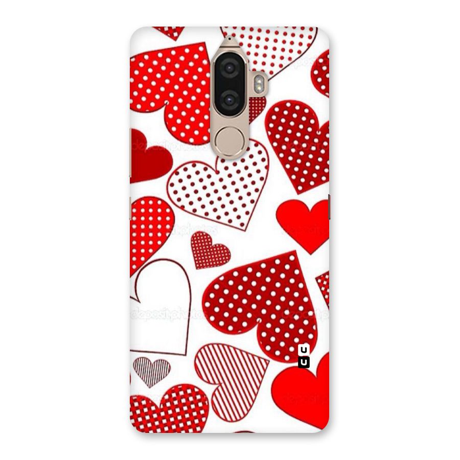 Style Hearts Back Case for Lenovo K8 Note