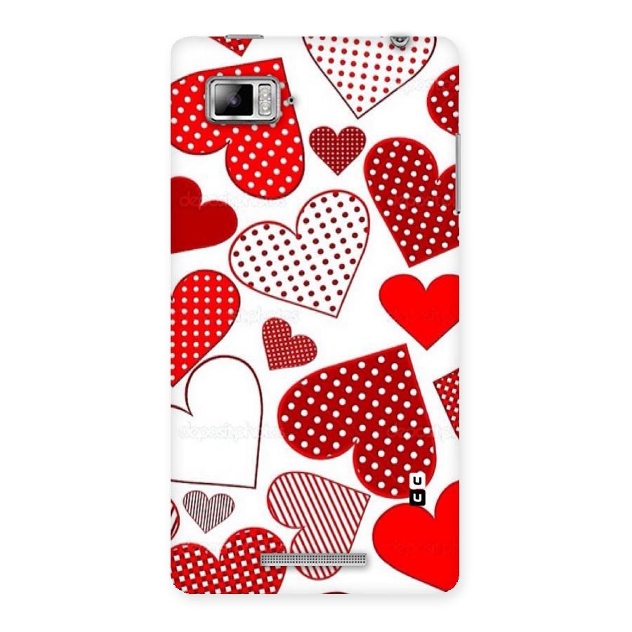 Style Hearts Back Case for Lenovo Vibe Z K910