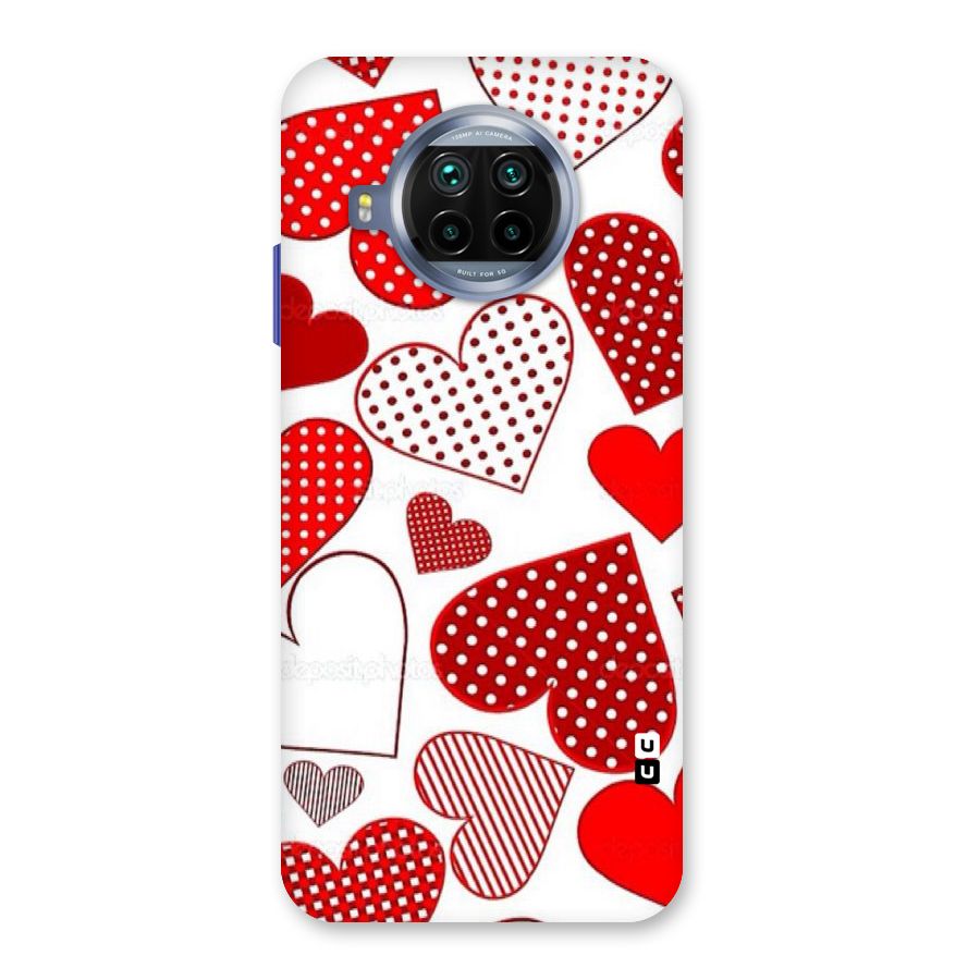 Style Hearts Back Case for Mi 10i