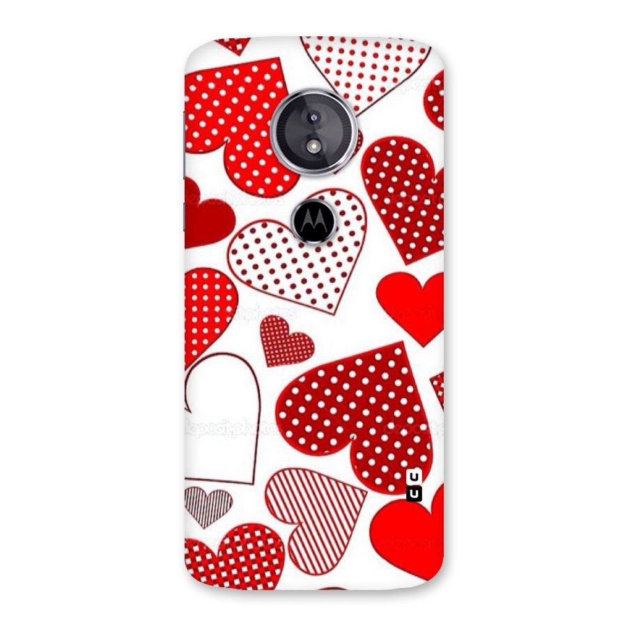 Style Hearts Back Case for Moto E5