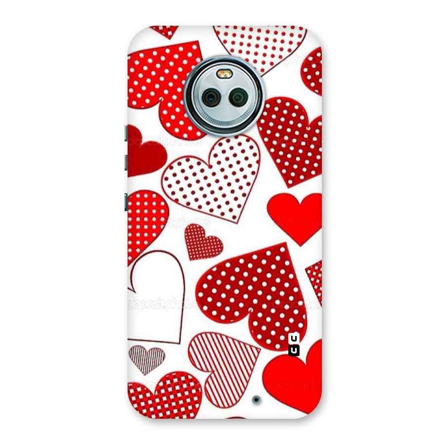 Style Hearts Back Case for Moto X4