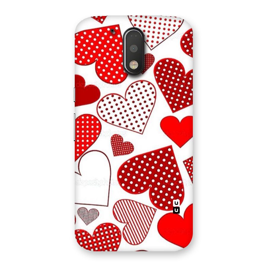 Style Hearts Back Case for Motorola Moto G4