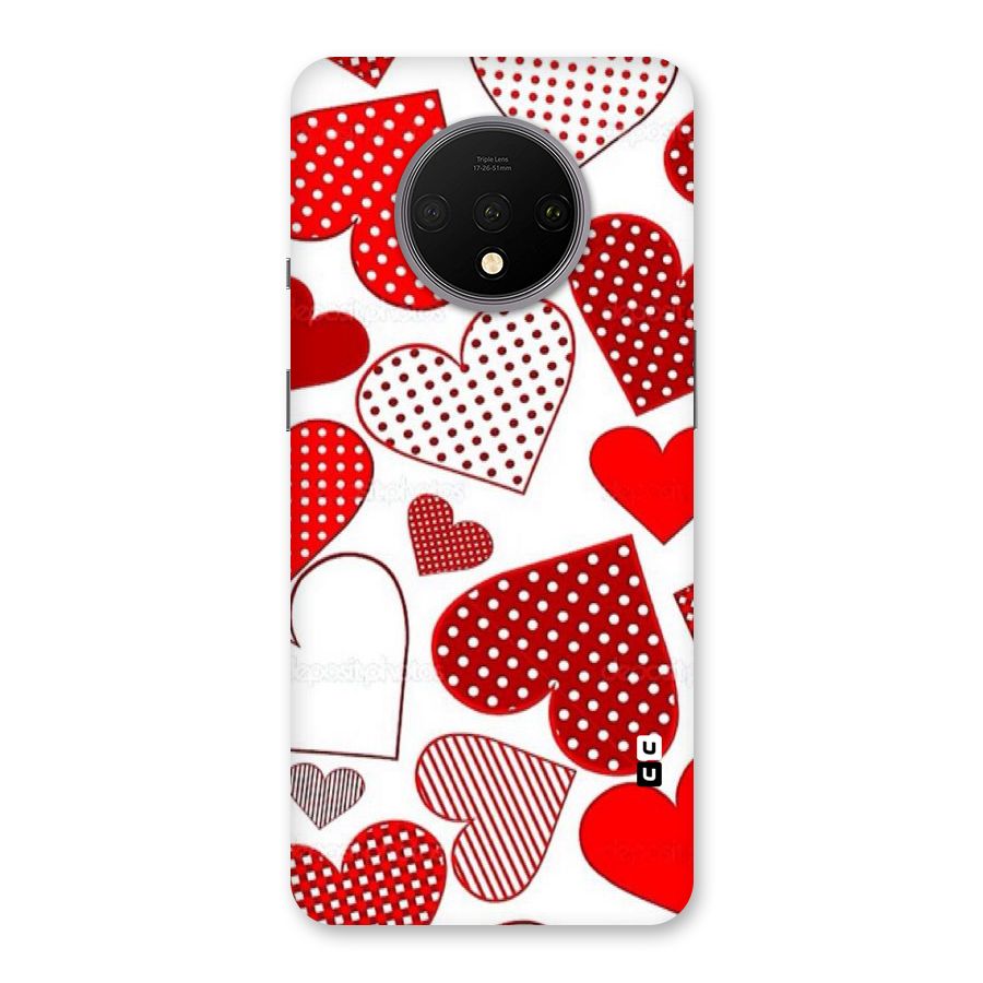 Style Hearts Back Case for OnePlus 7T