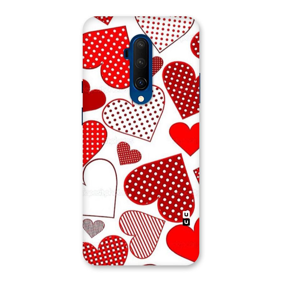 Style Hearts Back Case for OnePlus 7T Pro