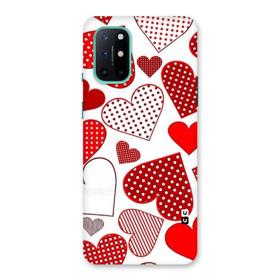 Style Hearts Back Case for OnePlus 8T