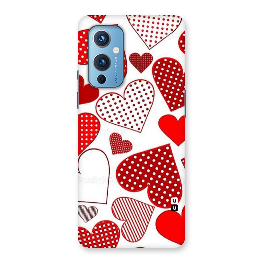 Style Hearts Back Case for OnePlus 9