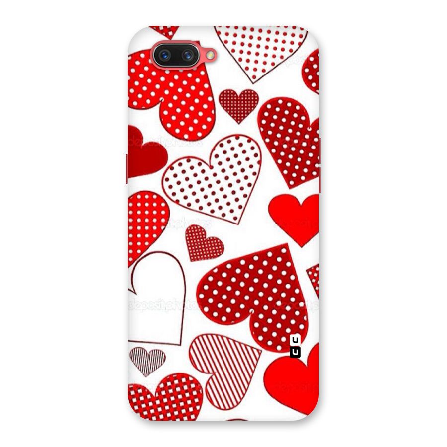 Style Hearts Back Case for Oppo A3s