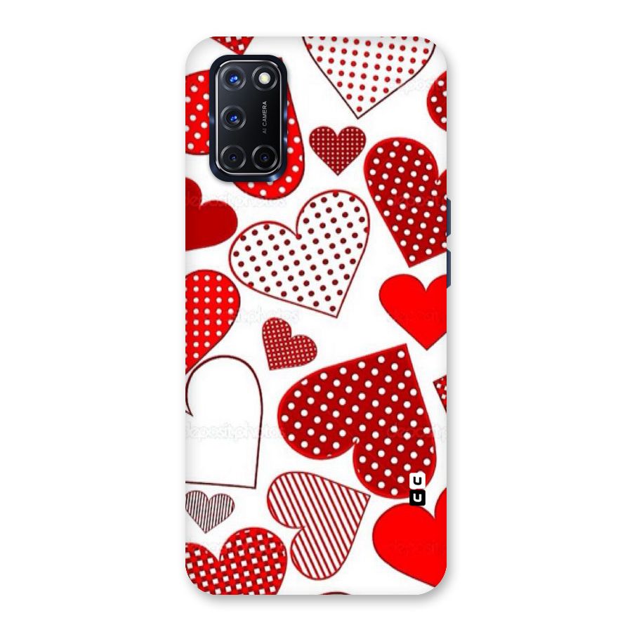 Style Hearts Back Case for Oppo A52