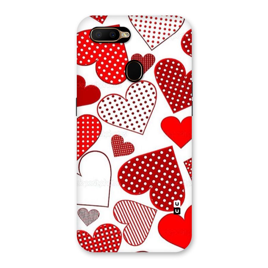 Style Hearts Back Case for Oppo A5s