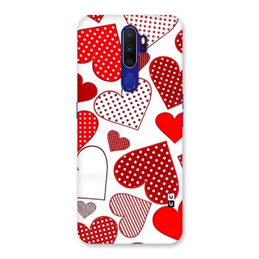 Style Hearts Back Case for Oppo A9 (2020)