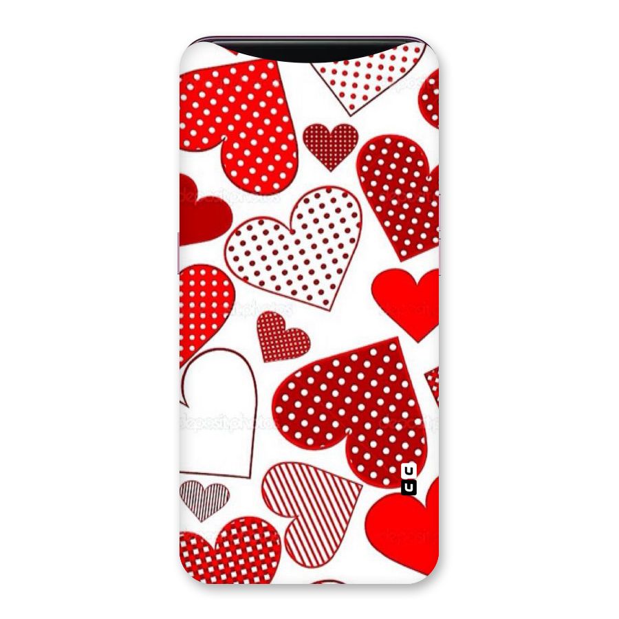 Style Hearts Back Case for Oppo Find X