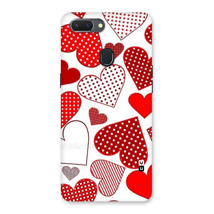 Style Hearts Back Case for Oppo Realme 2