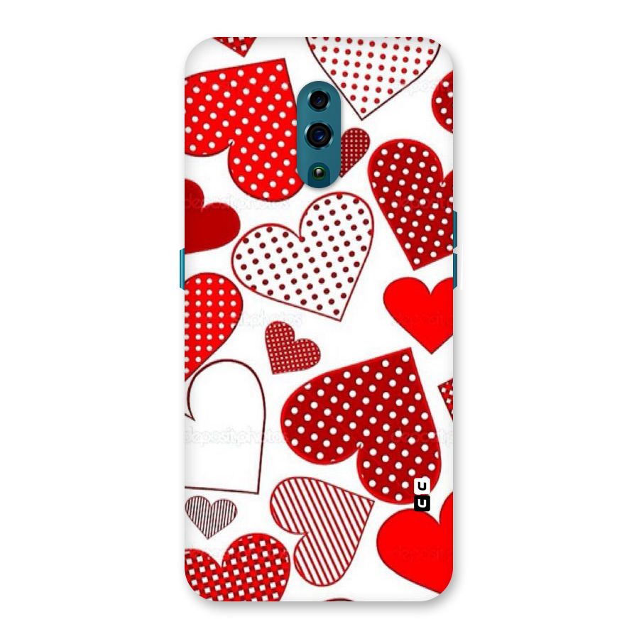 Style Hearts Back Case for Oppo Reno