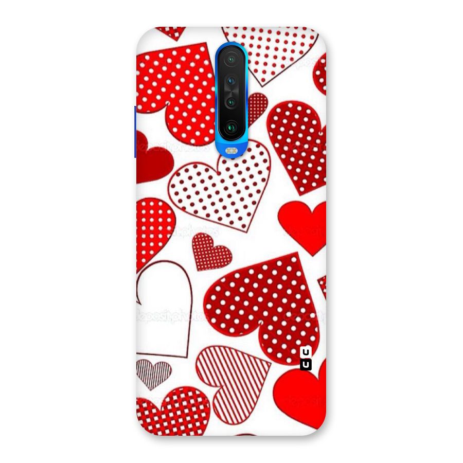Style Hearts Back Case for Poco X2