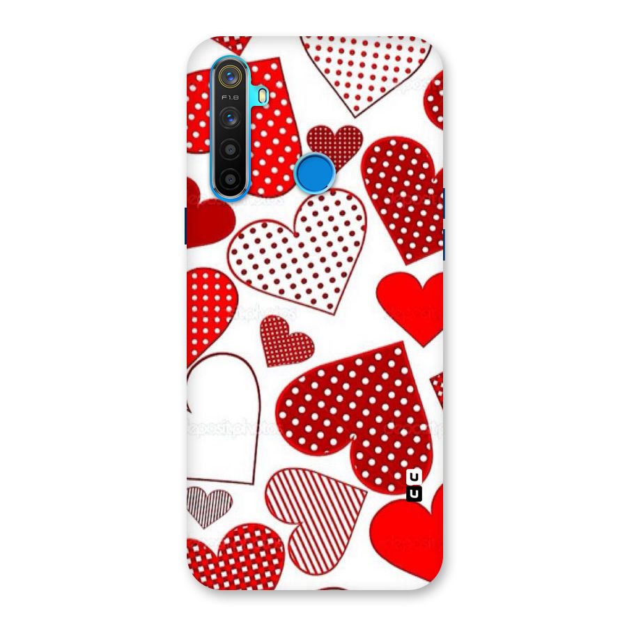 Style Hearts Back Case for Realme 5s