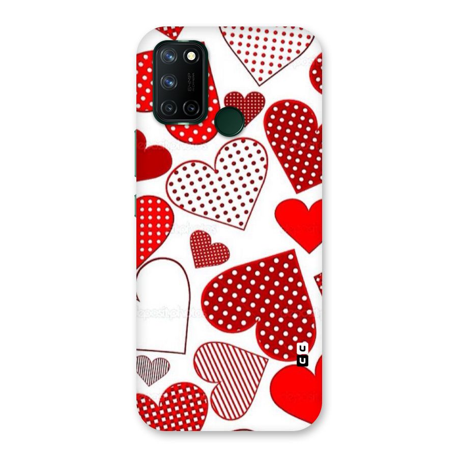 Style Hearts Back Case for Realme 7i