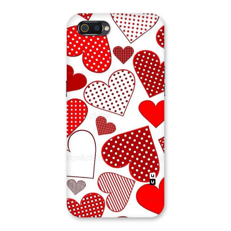 Style Hearts Back Case for Realme C2