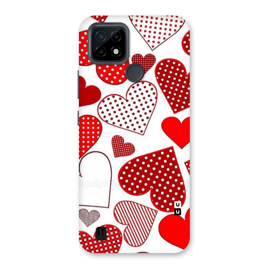 Style Hearts Back Case for Realme C21