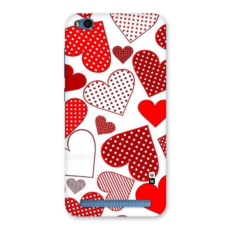 Style Hearts Back Case for Redmi 5A