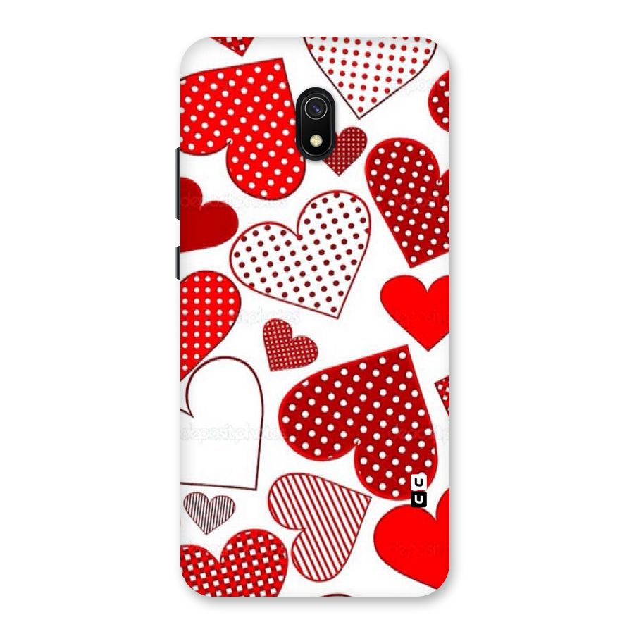 Style Hearts Back Case for Redmi 8A