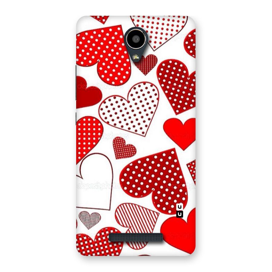 Style Hearts Back Case for Redmi Note 2