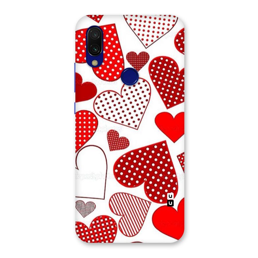 Style Hearts Back Case for Redmi Y3
