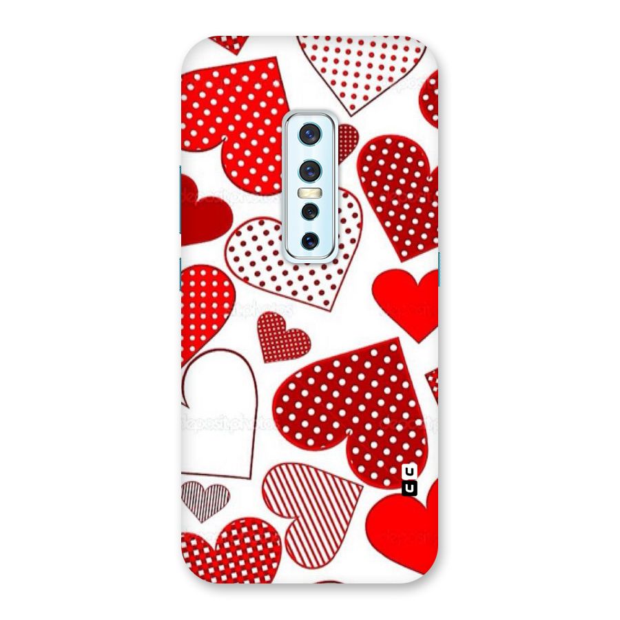 Style Hearts Back Case for Vivo V17 Pro